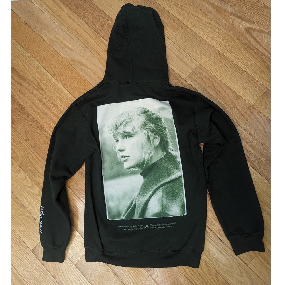 Taylor Swift Life Was A Willow Hoodie Size S Evermore Album Eras Tour Swiftie